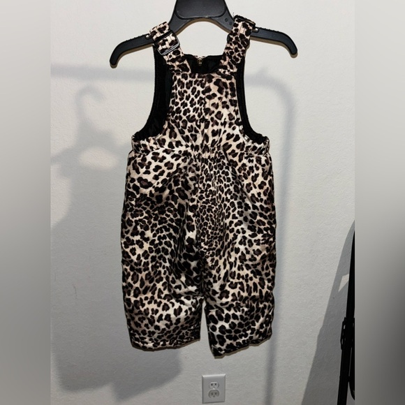 Pacific Trail leopard snow bib size 12M - Picture 2 of 3